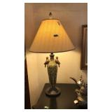 UNIQUE BIRD TABLE LAMP, 35IN TALL