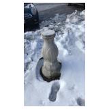 CONCRETE BIRD BATH BASE