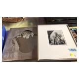 DECORATIVE WALL MIRROR & NATURAL BRIDGES PHOTO