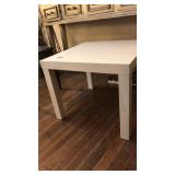 MODERN WHITE SIDE TABLE