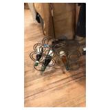 METAL DECORATIVE WINE RACK