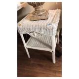 WICKER SIDE TABLE