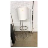 BRUSH NICKLE FLOOR LAMP