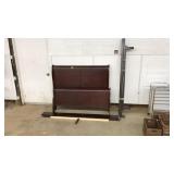 FULL SIZE SLEIGH BED WITH SIDE RAILS