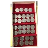 32 MIXED YEAR EISENHOWER $1 COINS