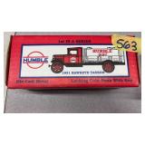 HUMBLE 1931 HAWKEYE TANKER COIN BANK IN BOX