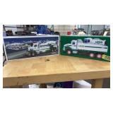 2 HESS TRUCKS: DUMP TRUCK/LOADER & SPACE CRUISER