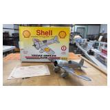 SHELL COLLECTOR VNTG. AIRPLANE BANK IN BOX