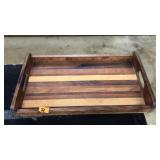INLAID WOOD BREAD TRAY