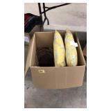 THROW PILLOWS AND BASKETS