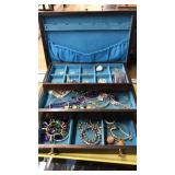 JEWELRY BOX & CONTENTS