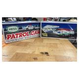 2 HESS TRUCKS: EMERGENCY TRUCK & PATROL CAR