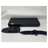 BLAK KNIFE K110 FIXED BLADE TACTICAL  W/SHEATH