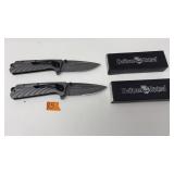 (2)  HOFFMAN RICHTER TACTICAL FOLDING KNIVES