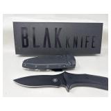 BLAK KNIFE K110 FIXED BLADE TACTICAL  W/SHEATH