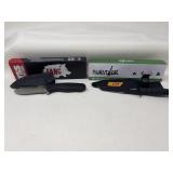 (2) FIXED BLADE SURVIVAL KNIVES IN BOXES
