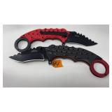 (2) MASTER USA MU-A057 REVERSE SAW. FOLDING KNIVES