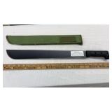 18' MACHETTE WITH SHEATH