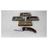 (4) FROST CUTLERY 'THE WESTERN' LOCK BLADE KNIVES