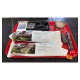 TRAY LOT OF ASST. SURVIVAL ACCESORIES