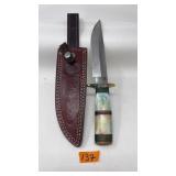 CHIPAWAY CUTLERY FIXED BLADE KNIFE W/SHEATH