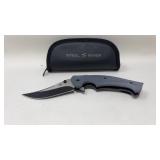STEEL RIVER SR101 FOLDING LOCK BLADE KNIFE IN CASE