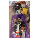 2 BOXES OF ASST ELECTRICAL PARTS & ETC