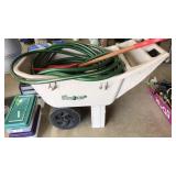 YARD CART & HOSE / SHOVEL