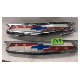 2 CHEVROLET EMBLEMS, 1950
