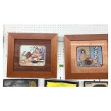GERE LEED COX 2 PC OF 3D NATIVE AMERICAN ART