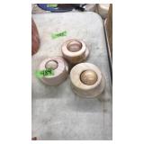 3 SOAP STONE PAPERWEIGHTS