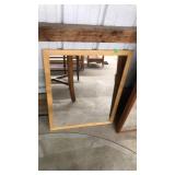 PINE FRAMED WALL MIRROR