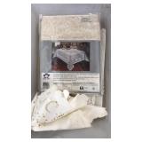 LACE DOLLIES & TABLE CLOTH