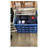 CRATE OF RECORDS