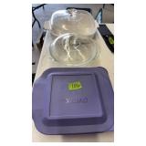 3 PC OF ASST PYREX CASSEROLE DISHES