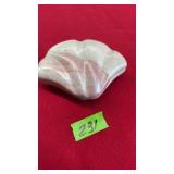 STONE CARVED SHELL RING DISH