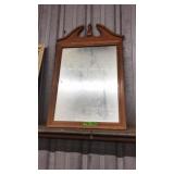 WOOD FRAMED WALL MIRROR