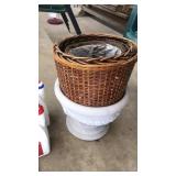 PLANTER POT & WOVEN BASKETS