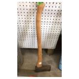 WOOD HANDLED AXE