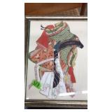 HANDMADE CHINESE FABRIC ART FRAMED