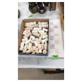 MARBLE CARVED CHESS SET