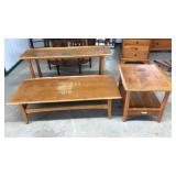 3 PC MC TEAK LIVING ROOM SET