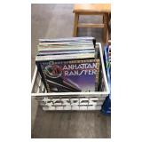 CRATE OF RECORDS