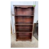 ANTQ. 4 TIER MAHOGANY BOOKSHELF