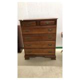 CHESTNUT CHEST OF DRAWERS