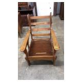 COUNTRY STYLE SLAT CHAIR. NO CUSHION