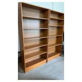 PAIR OF MID CENTURY DANISH TEAK BOOKSHELVES