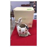 LENOX GHOST W/ PUMPKIN VOTIVE NIB