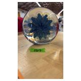 BLOWN GLASS PAPERWEIGHT