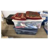 TOTES OF ASST. HOLIDAY DECOR